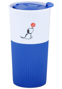 Biggdesign Mug Plastik 450 ml Termos Mavi