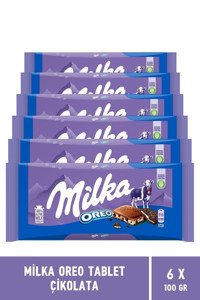 Milka Oreolu Çikolata 6x100 gr