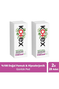 Kotex Natural Organik Antialerjik 28'li Hijyenik Ped 2 Adet