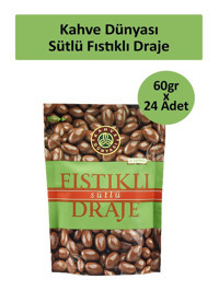 Kahve Dünyası Draje Antep Fıstıklı Çikolata 24x60 gr