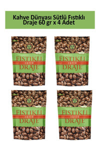Kahve Dünyası Draje Antep Fıstıklı Çikolata 4x60 gr