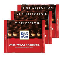 Ritter Sport Bitter Fındıklı Çikolata 3x100 gr