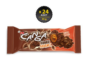 Eti Canga Karamelli Çikolata 24x45 gr