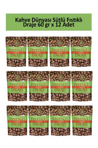 Kahve Dünyası Draje Antep Fıstıklı Çikolata 12x60 gr