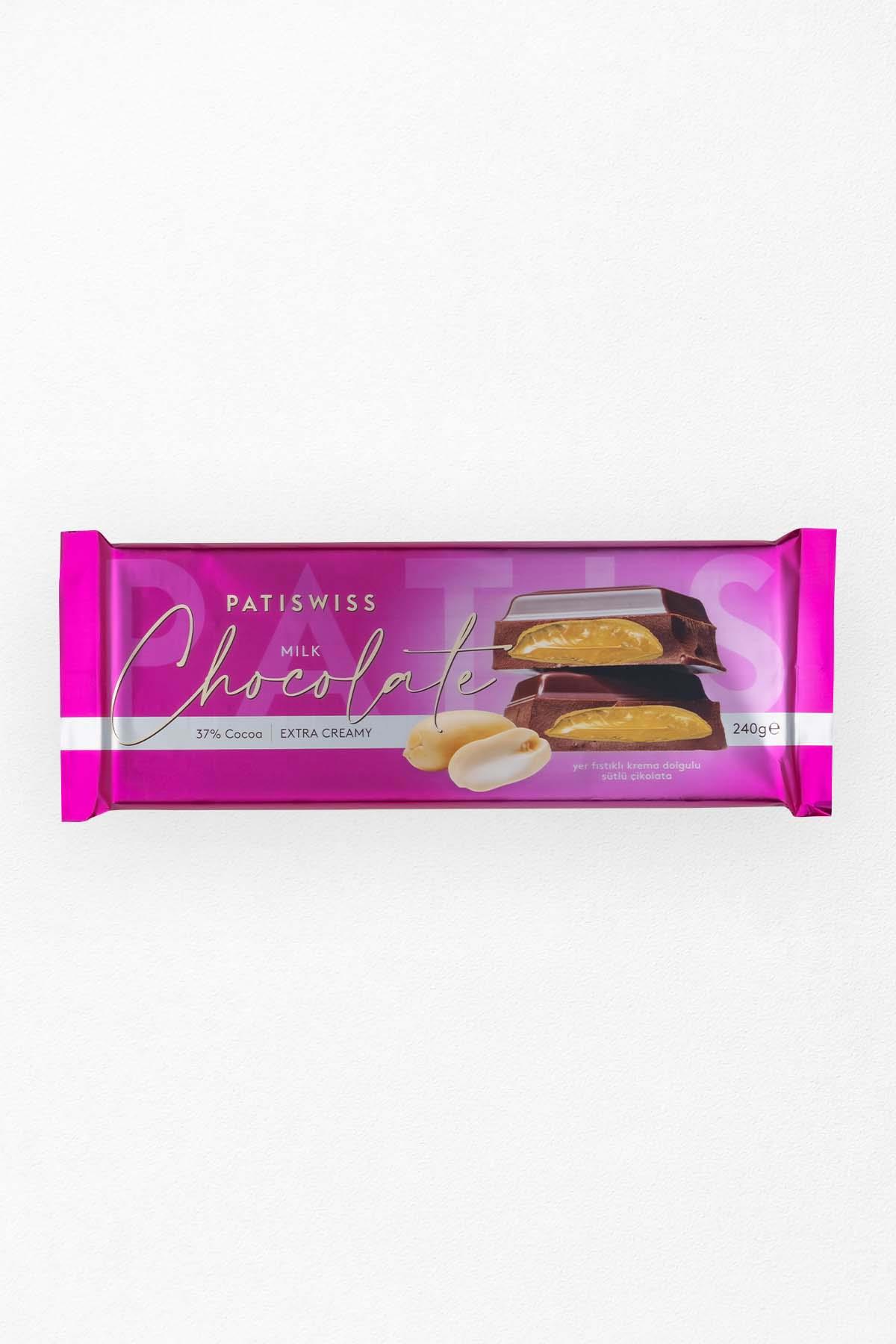 Patiswiss Yer Fıstıklı Çikolata 240 gr