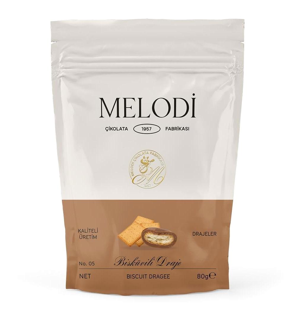Melodi Draje Bisküvili Çikolata 80 gr