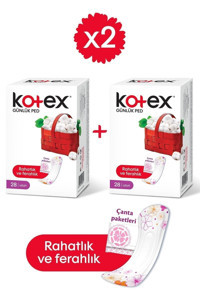 Kotex Anydays Organik Antialerjik Günlük Ped 28'li Hijyenik Ped 2 Adet