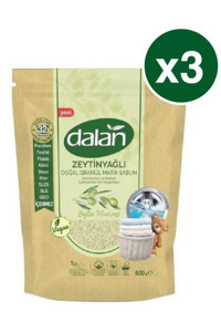 Dalan Zeytin Mucizesi 3x500 gr Granül Çamaşır Sabunu