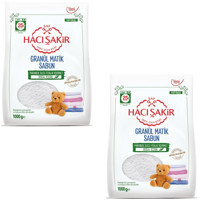 Hacı Şakir Granül Matik Bebekler Ve Hassas Ciltler İçin 2x1000 gr Granül Çamaşır Deterjanı