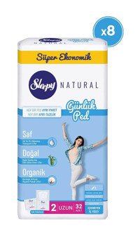 Sleepy Doğal Organik 32'li Uzun Günlük Ped