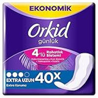 Orkid 4'lü Rahatlık Sistemi 40'lı Uzun Günlük Ped