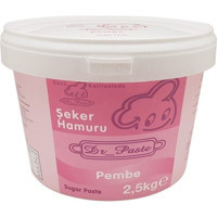 Dr. Paste Şeker Hamuru 2,5 kg Pembe