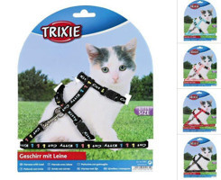 Trixie Çok Renkli Ayarlanabilir Gezdirme Göğüs Kedi Tasması