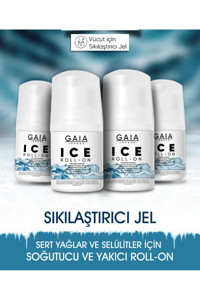 Gaia London Ice Roll-on Sıkılaştırıcı Selülit Jel 4x50 ml