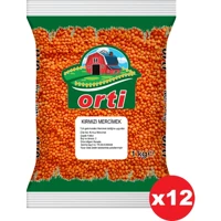 Orti Kırmızı Mercimek 12x1 kg