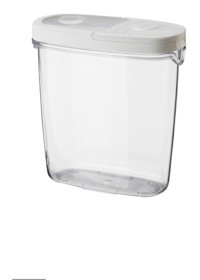 Ikea 1 Parça Dikdörtgen - Silindir Plastik Saklama Kabı 1.3 lt