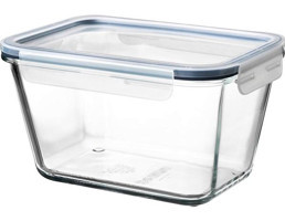 Ikea 1 Parça Dikdörtgen - Kare Cam Saklama Kabı 1.8 lt
