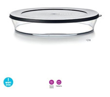 Tupperware Royal 1 Parça Yuvarlak Cam Saklama Kabı 2 lt