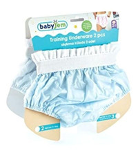 Babyjem 10 - 15 Kg 2'li Sızdırmaz Yıkanabilir Çok Renkli Alıştırma Külodu