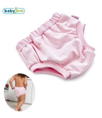 Babyjem 10 - 15 Kg Tekli Sızdırmaz Yıkanabilir Pembe Alıştırma Külodu
