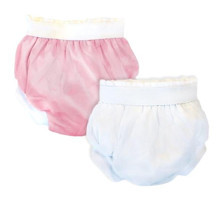 Sema Baby 10 - 15 Kg 2'li Sızdırmaz Yıkanabilir Beyaz-Pembe Alıştırma Külodu