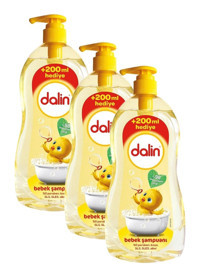 Dalin Konak Önleyici Göz Yakmayan Hipoalerjenik Normal Ciltler İçin Bebek Şampuanı 900 ml