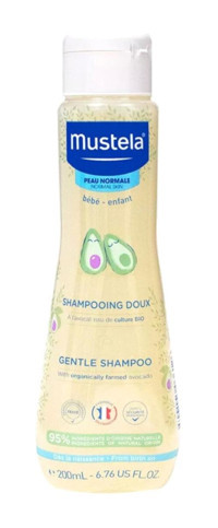 Mustela Gentle Konak Önleyici Göz Yakmayan Hipoalerjenik İçin Papatya Özlü Bebek Şampuanı 200 ml