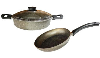Mehtap 3 Parça Granit Tava Seti