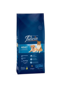 Felicia Somon Büyük Irk-Orta Irk Yetişkin Köpek Maması 3 kg