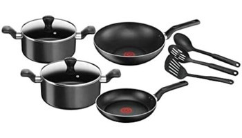 Tefal Super Cook 9 Parça Yanmaz - Yapışmaz Tencere Seti