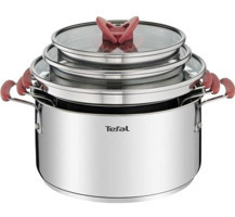 Tefal Optispace 6 Parça Çelik Tencere Seti