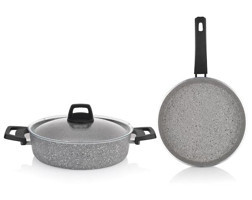 Schafer Eternal 3 Parça Granit Tencere ve Tava Seti