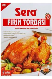 Sera Kızartma Aifryer Pişirme Torbası 8 Adet