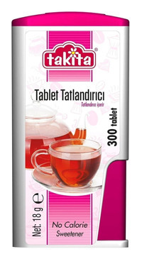 Takita Tablet Tablet Şeker 18 gr