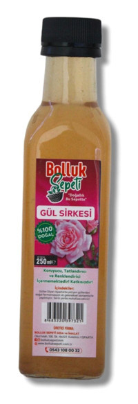 Bolluk Sepeti Doğal Gül Sirke 250 ml