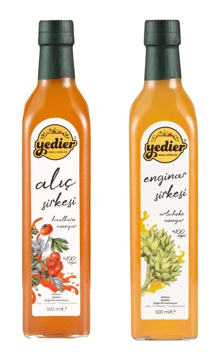 Yedier Doğal Alıç-Elma Sirke 2x500 ml