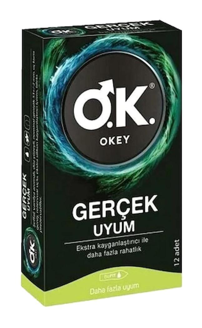 Okey Gerçek Uyum Prezervatif 2x10'lu