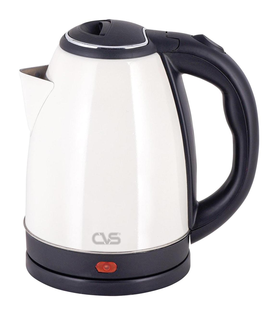 Cvs DN00015 Çelik 1.8 lt 1800 W Işıklı Klasik Beyaz Kettle