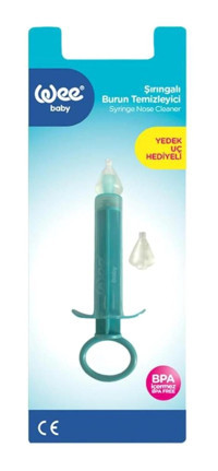 Wee Baby Şırıngalı Yedek Uçlu Burun Aspiratörü Yeşil