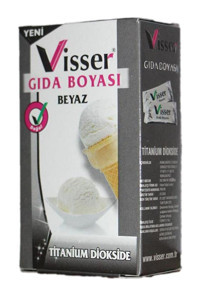 Visser Beyaz Toz Gıda Boyası 9 gr