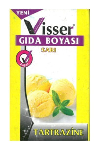 Visser Sarı Organik Toz Gıda Boyası 9 gr