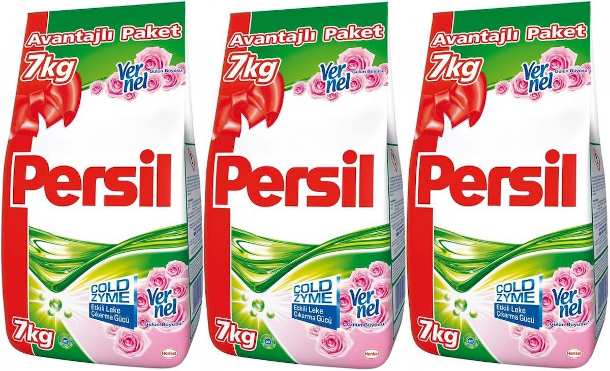 Persil Gülün Büyüsü Renkliler ve Beyazlar İçin 138 Yıkama Toz Deterjan 3x7 kg