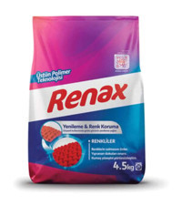 Renax Yenileme Renkliler İçin 36 Yıkama Toz Deterjan 4.5 kg