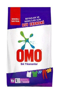 Omo Matik Renkliler ve Beyazlar İçin 33 Yıkama Toz Deterjan 5 kg