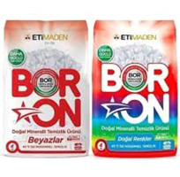 Boron Doğal Mineralli Renkliler ve Beyazlar İçin 45 Yıkama Toz Deterjan 4 kg + 4 kg