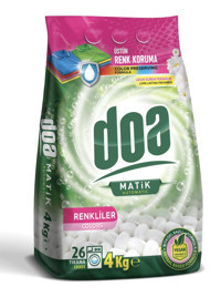 Doa Matik Renkliler İçin 26 Yıkama Toz Deterjan 4 kg