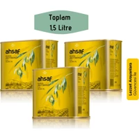 Ahsaf Ekonomik Paket Teneke Riviera Zeytinyağı 3x500 ml