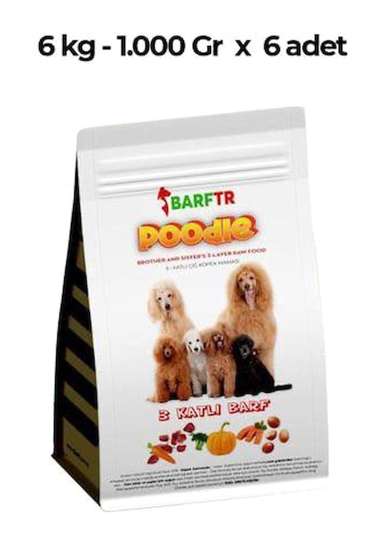 Barftr Poodle Karışık Aromalı Köpek Maması 1 kg 6'lı
