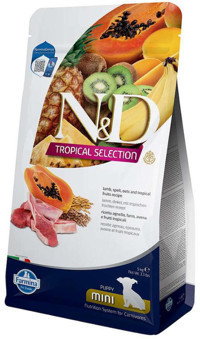 N&d Tropical Kuzu Etli Aromalı Parça Etli Yetişkin Köpek Maması 5 kg Tekli