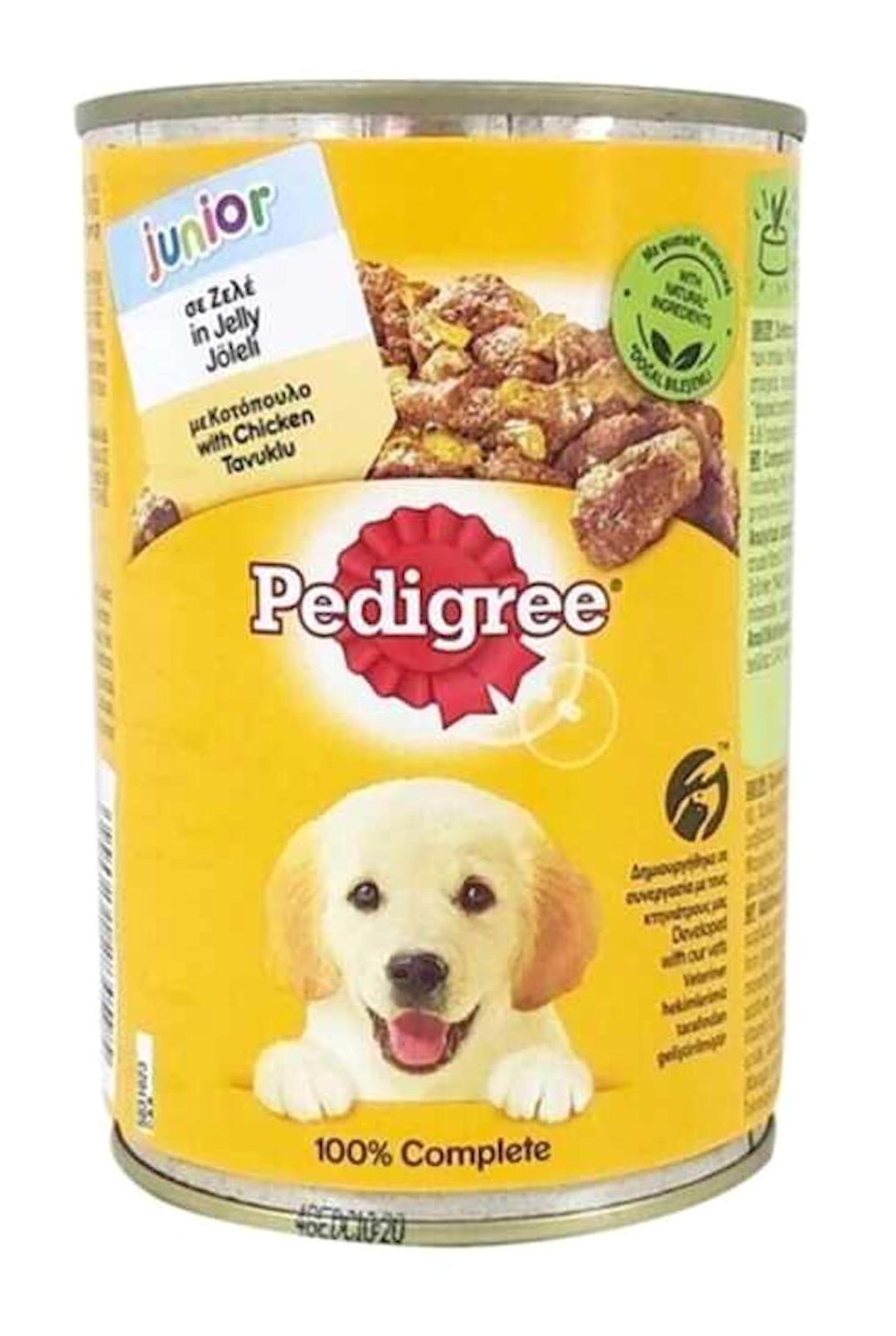 Pedigree Junior Tavuk Aromalı Parça Etli Yavru Köpek Maması 400 gr Tekli